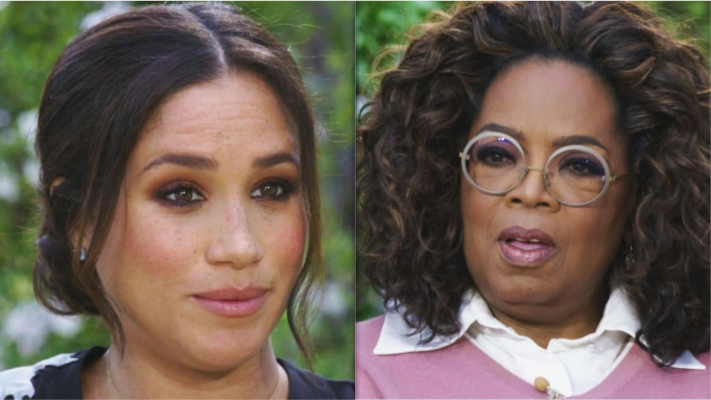 Meghan Markle and Oprah Winfrey
